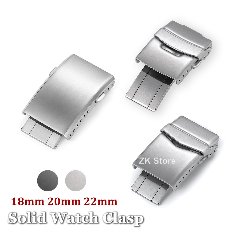 Watch Strap Replacement - 18mm 20mm 22mm Watch Clasp Folding