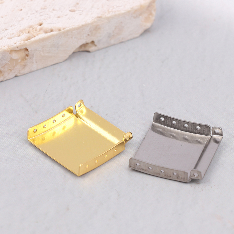 Watch Strap Replacement - TS1Pc Silvery/Golden 12-22MM Steel Watch Band