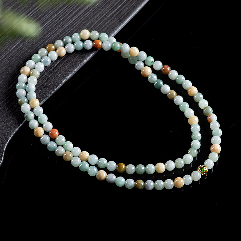 Jewelry & Watches Ltd - Burmese Jadeite Beads Bracelet Necklace Real