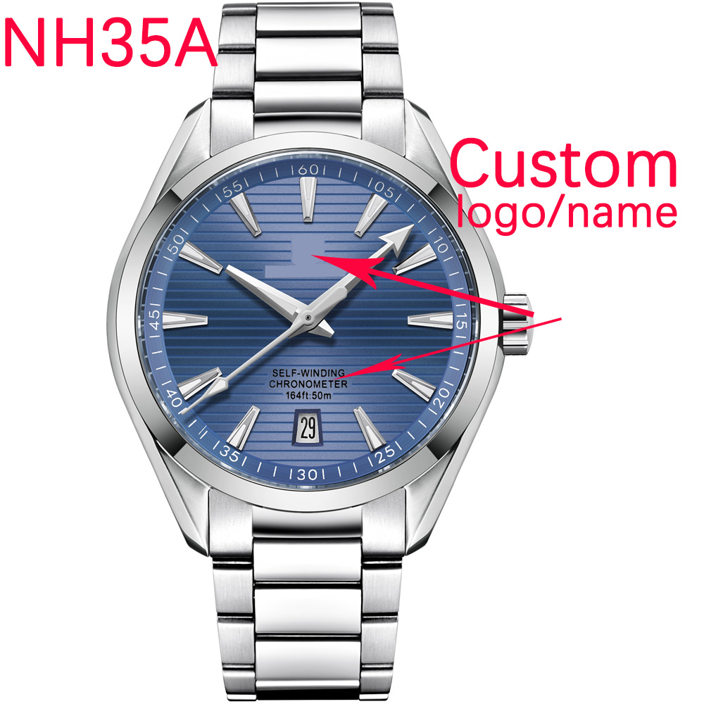 Mens Mechanical Watch - Luxury NH35 Movt Custom Logo 41mm