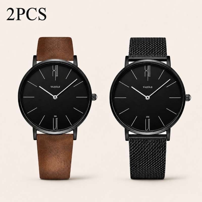 YAZOLE Couple Watch 2Pcs Fashi - đánh giá và giá Jewels On Watches
