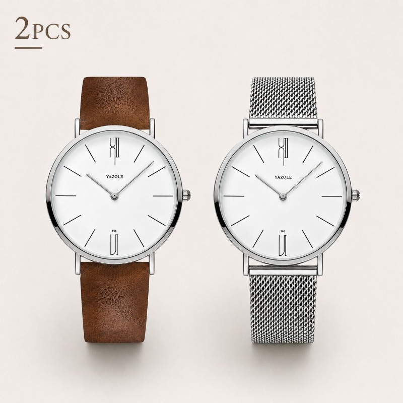 YAZOLE Couple Watch 2Pcs Fashi - đánh giá và giá Jewels On Watches