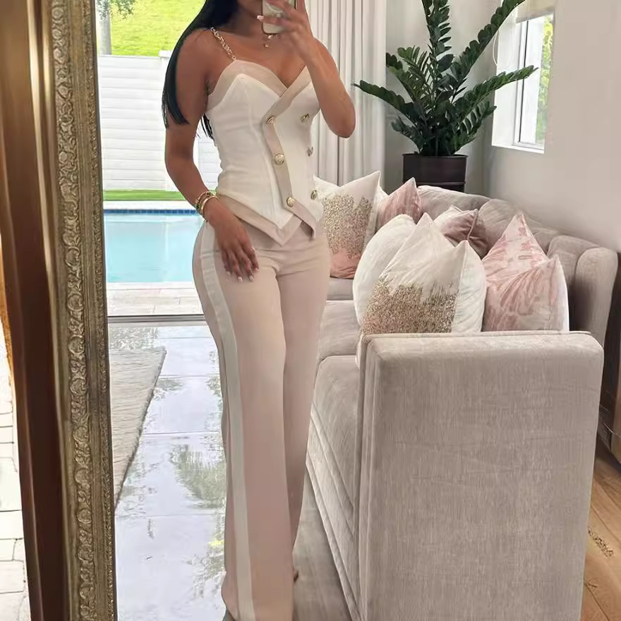 Women Side Striped Work Suit S - đánh giá và giá Anklet Foot Chain