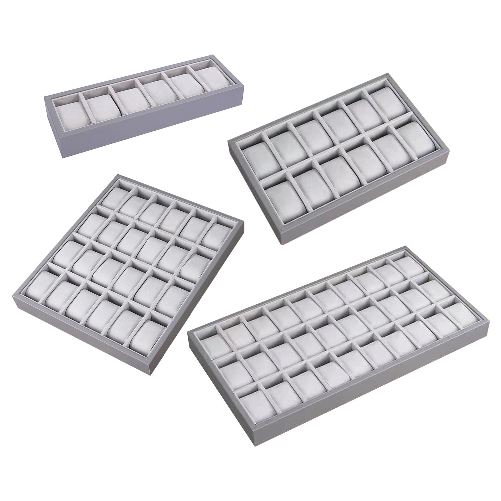 Jewelry Tray Wooden 30 Grid Wa - đánh giá và giá Jewelry Store Mens Watches