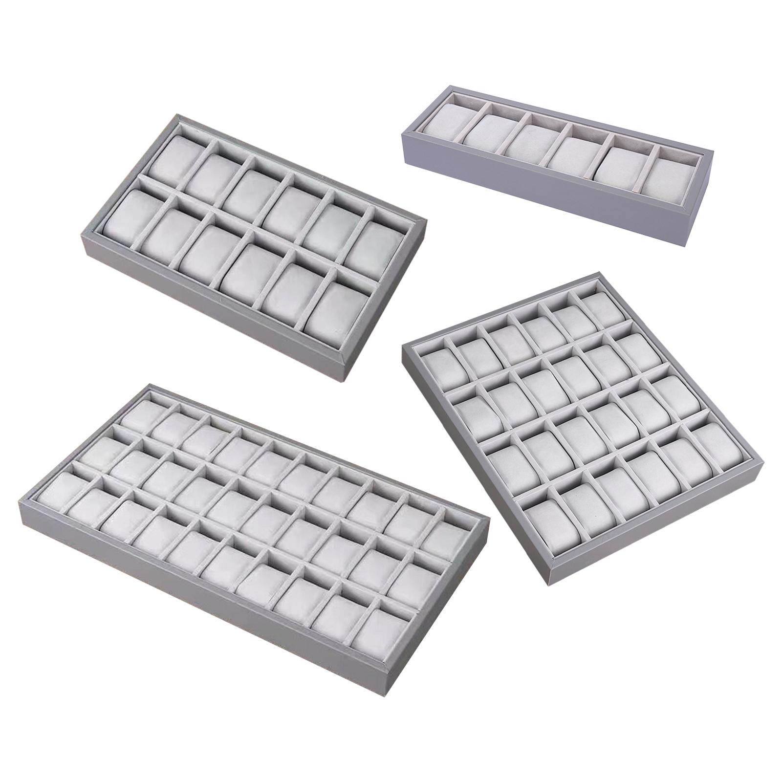 Jewelry Tray Wooden 30 Grid Wa - đánh giá và giá Jewelry Store Mens Watches