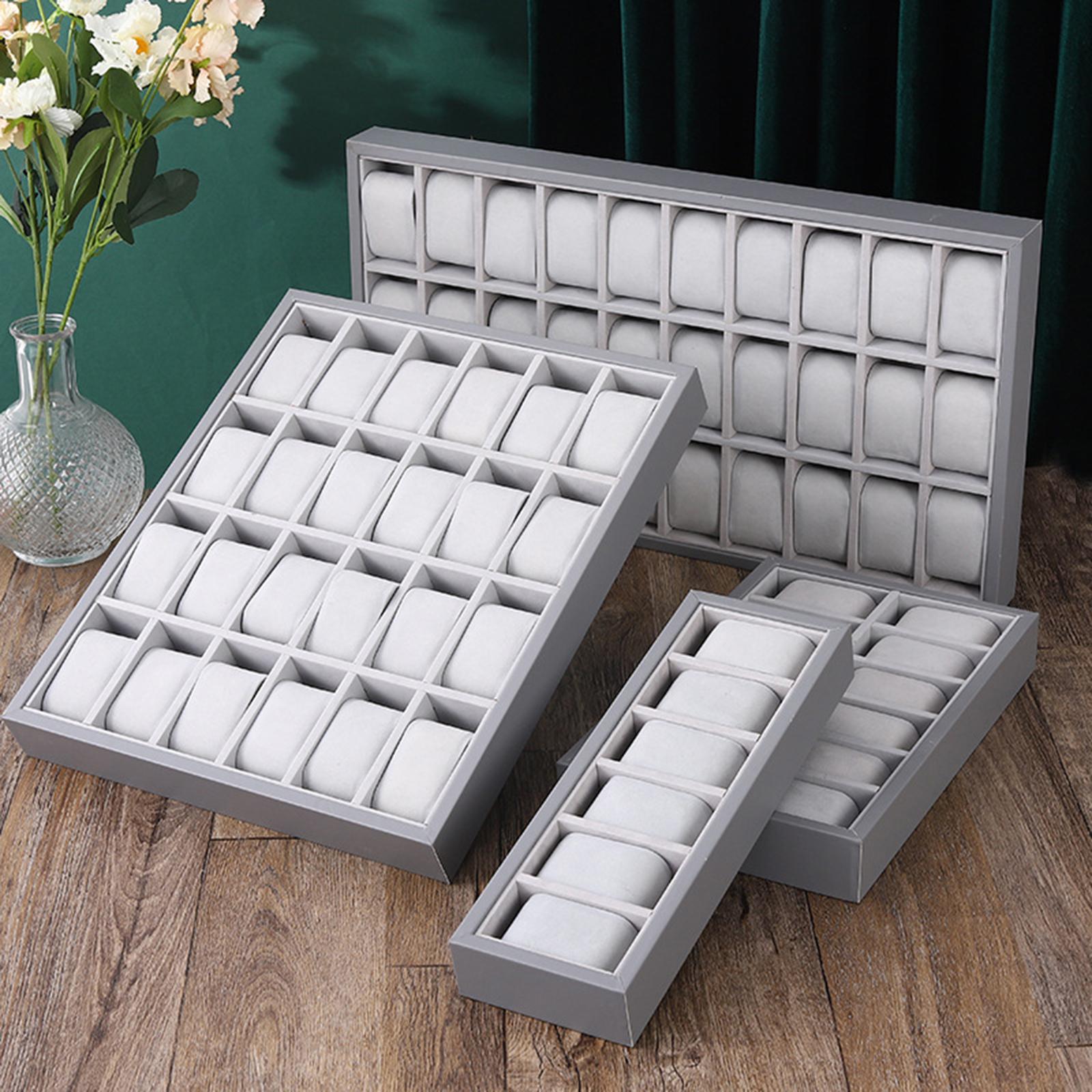 Jewelry Tray Wooden 30 Grid Wa - đánh giá và giá Jewelry Store Mens Watches