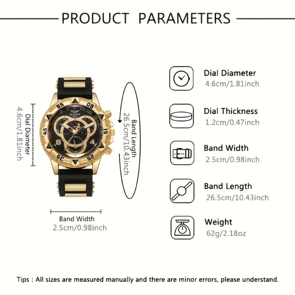 4‑Piece Luxury Men’s Watch and - đánh giá và giá Jewels On Watches