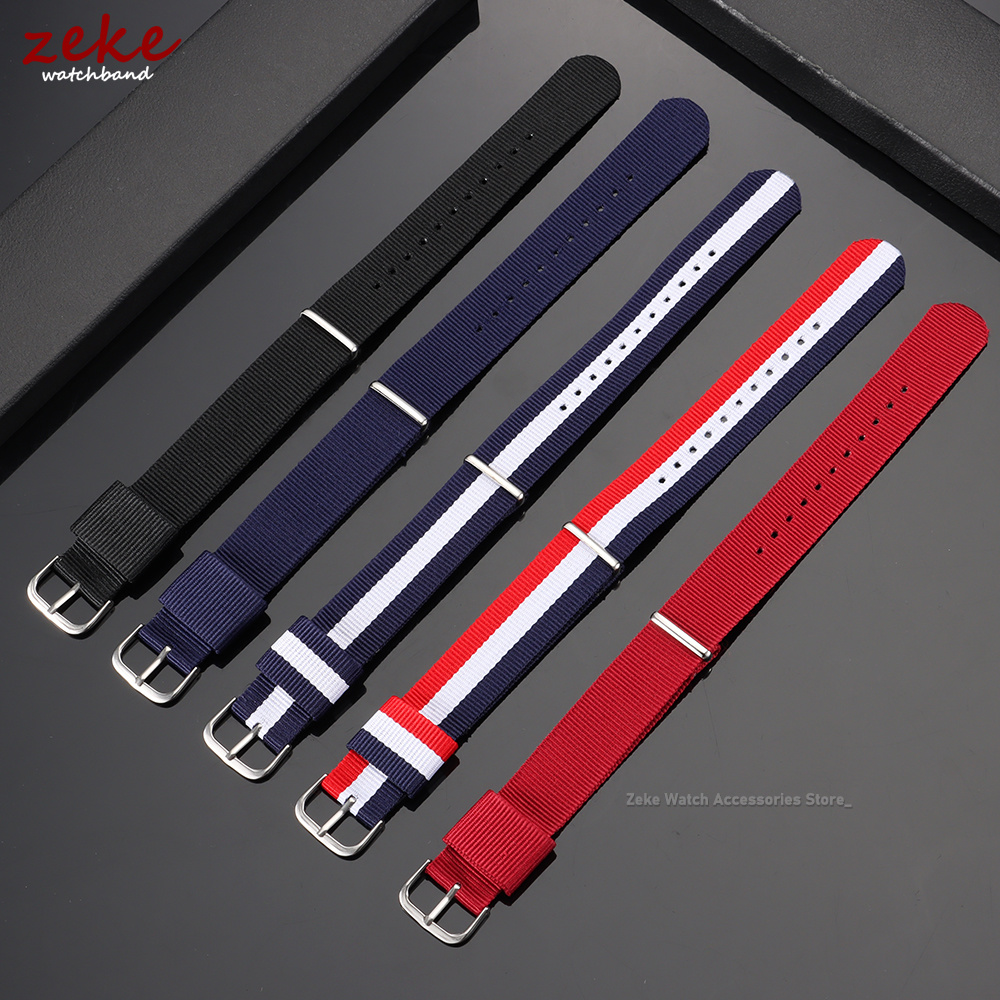 16mm 18mm 20mm Nylon Ribbed Wa - đánh giá và giá Watch Strap Replacement