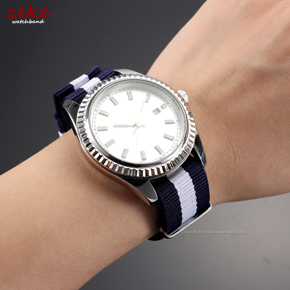 16mm 18mm 20mm Nylon Ribbed Wa - đánh giá và giá Watch Strap Replacement