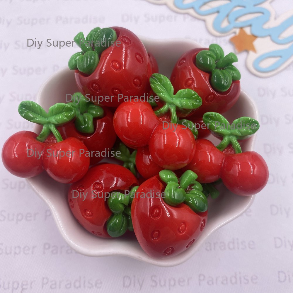 8PCS Resin Kawaii Colorful Red - đánh giá và giá Paradise Jewelry & Watches Llc Miami Reviews