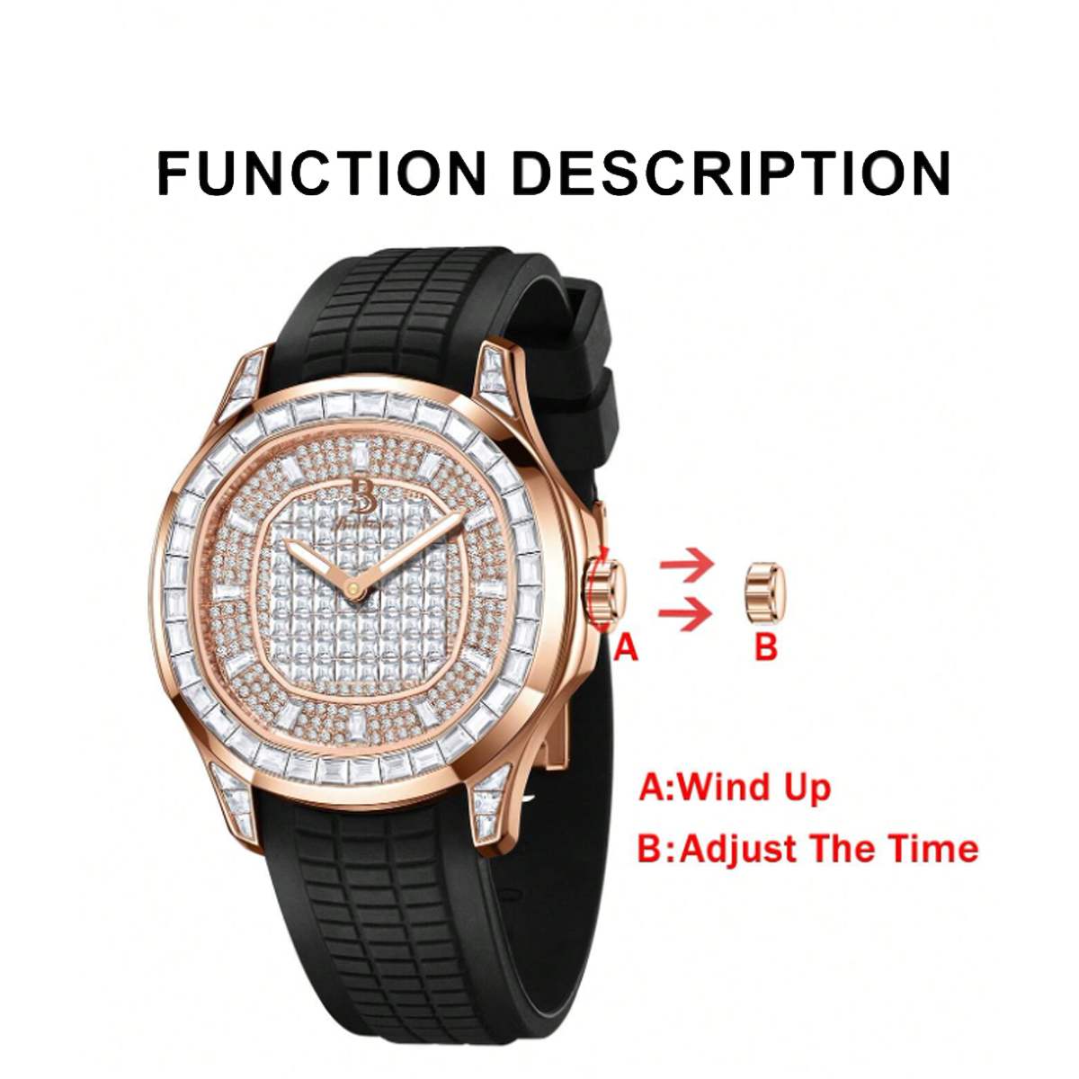 Automatic Mechanical Watch for - đánh giá và giá Stones Watches & Jewelry In Sweden Ab