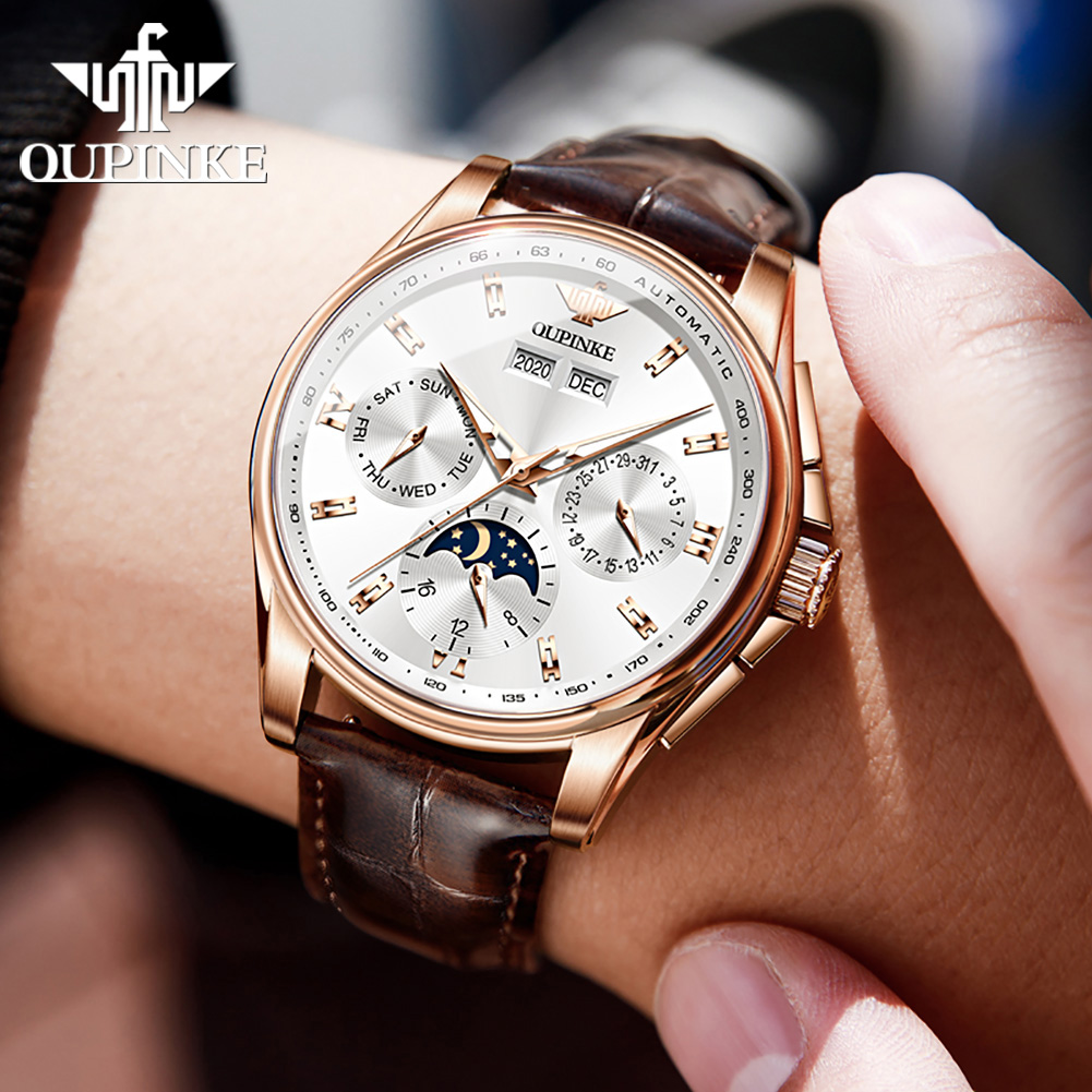 OUPINKE Men's Watches Casual T - đánh giá và giá Mens Mechanical Watch