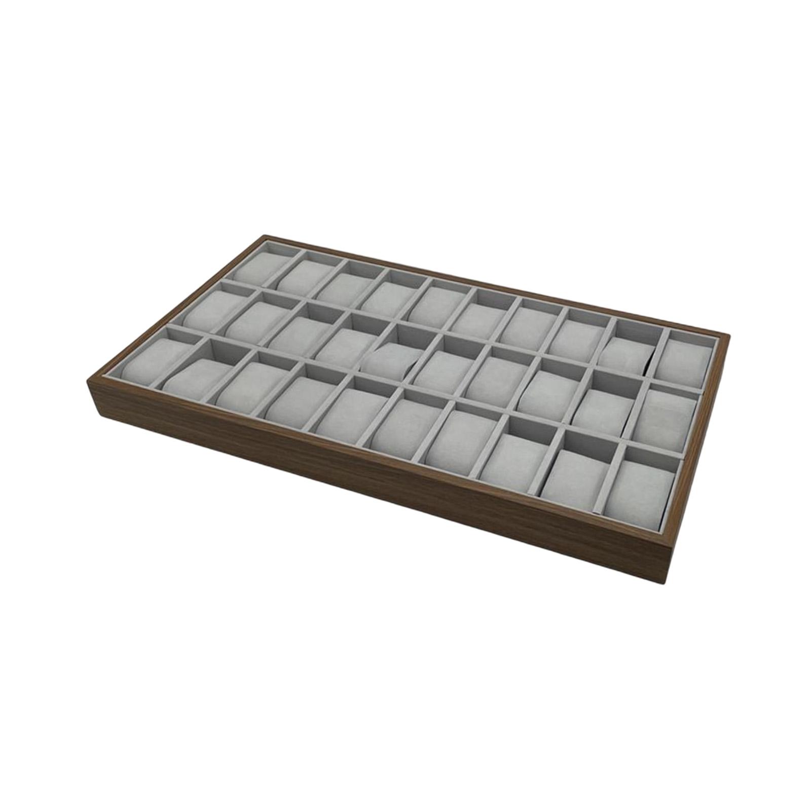Jewelry Tray 30 Grid Wooden St - đánh giá và giá Jewelry Store Mens Watches