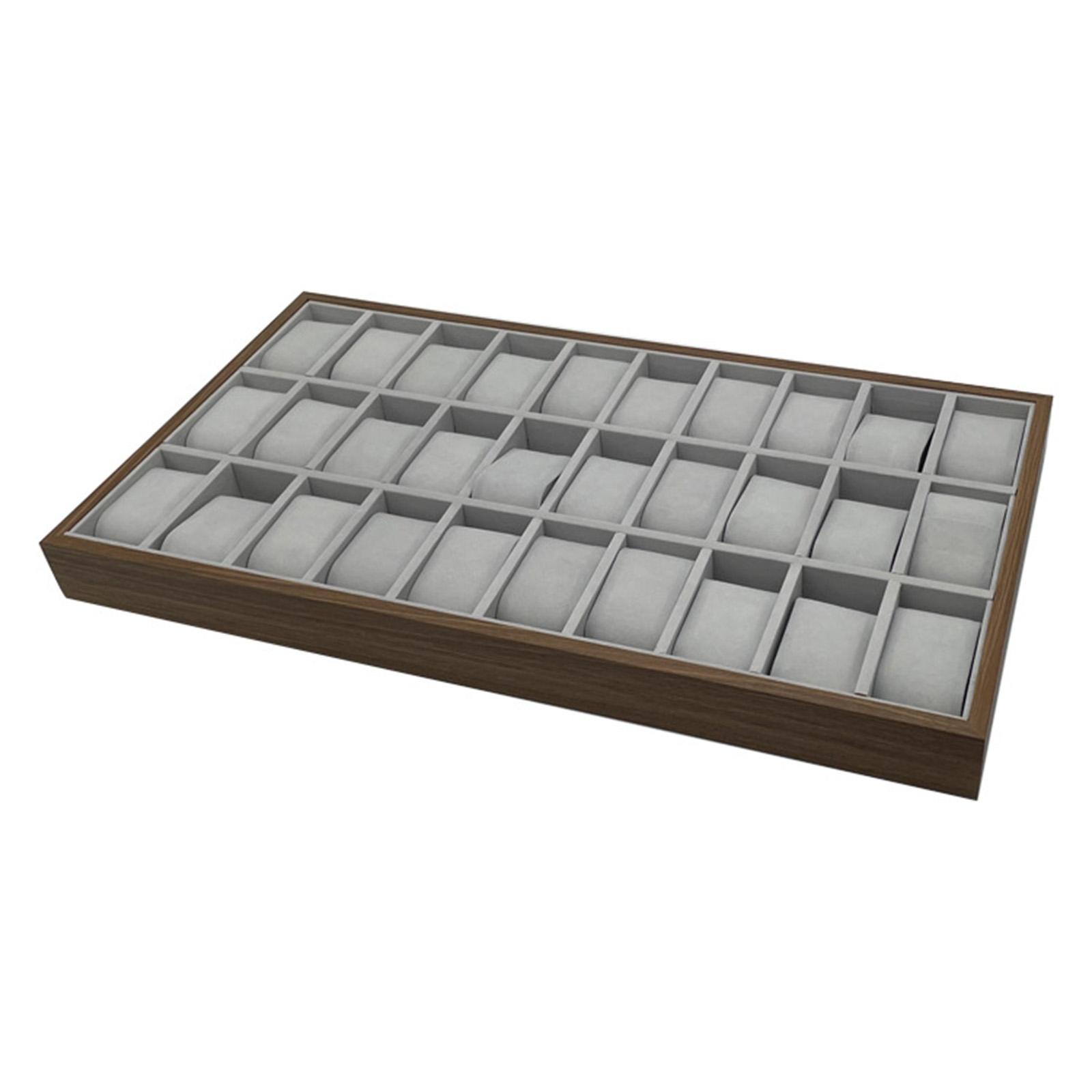 Jewelry Tray 30 Grid Wooden St - đánh giá và giá Jewelry Store Mens Watches