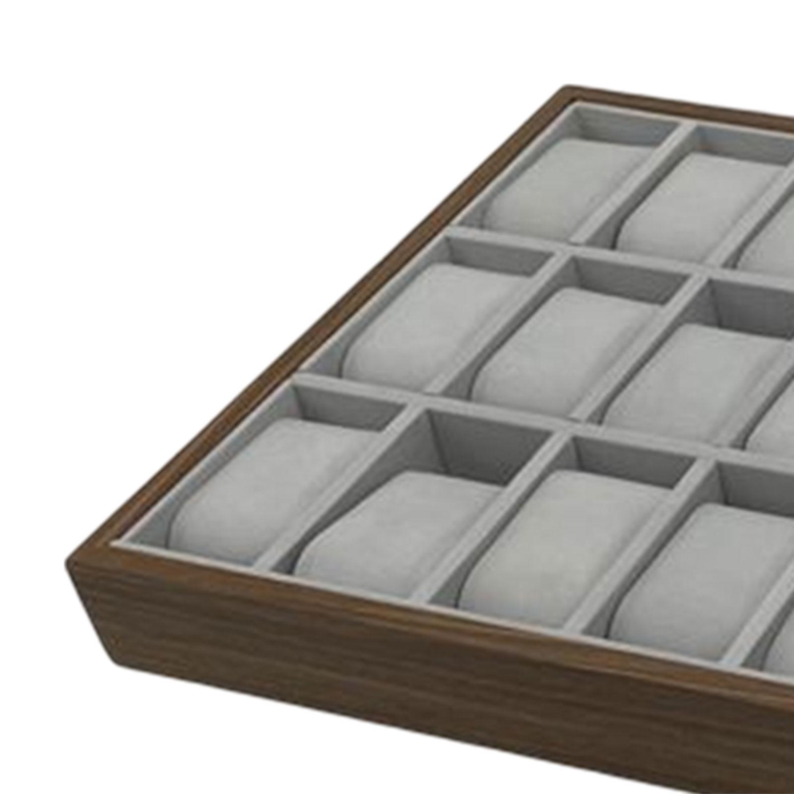 Jewelry Tray 30 Grid Wooden St - đánh giá và giá Jewelry Store Mens Watches