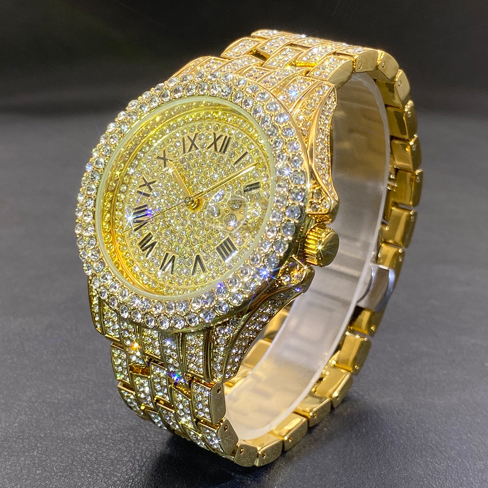 Big Gold Silver Black Wristwat - đánh giá và giá Stones Watches & Jewelry In Sweden Ab