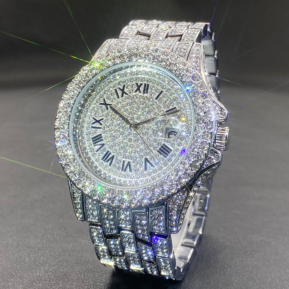 Big Gold Silver Black Wristwat - đánh giá và giá Stones Watches & Jewelry In Sweden Ab