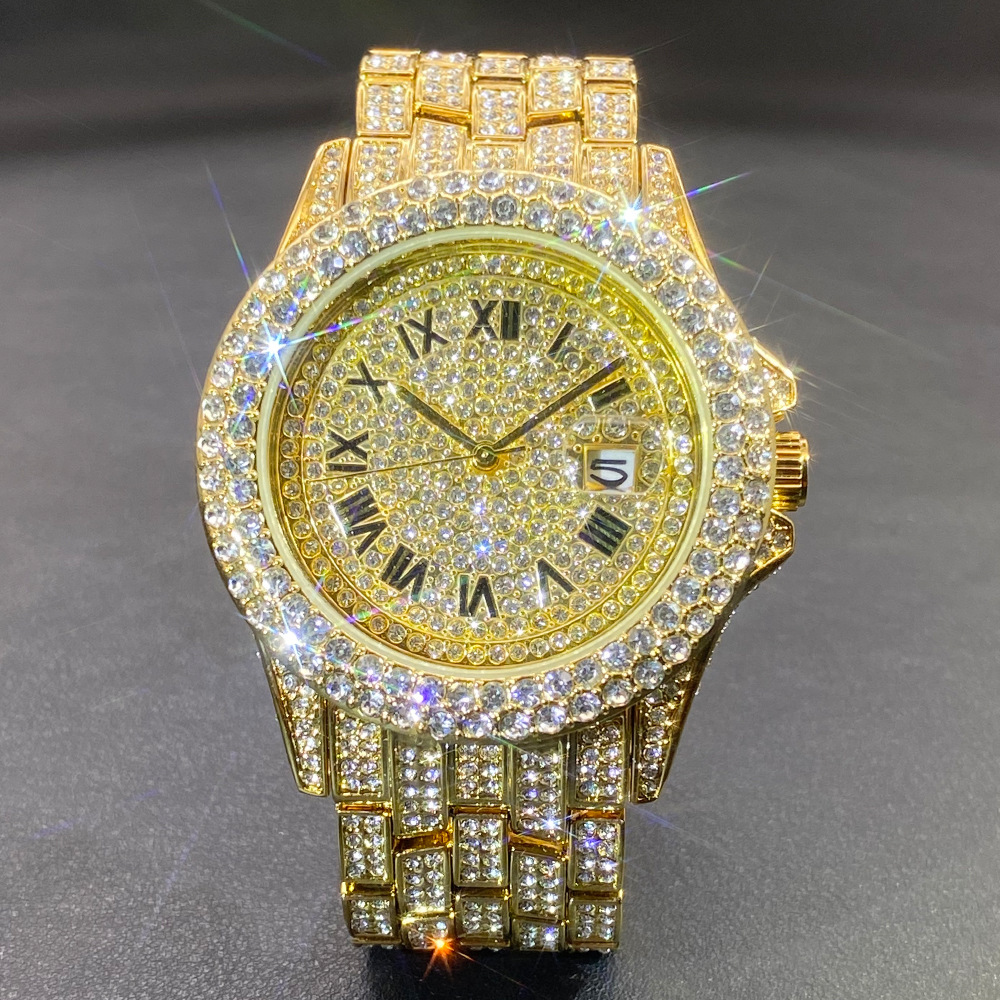 Big Gold Silver Black Wristwat - đánh giá và giá Stones Watches & Jewelry In Sweden Ab