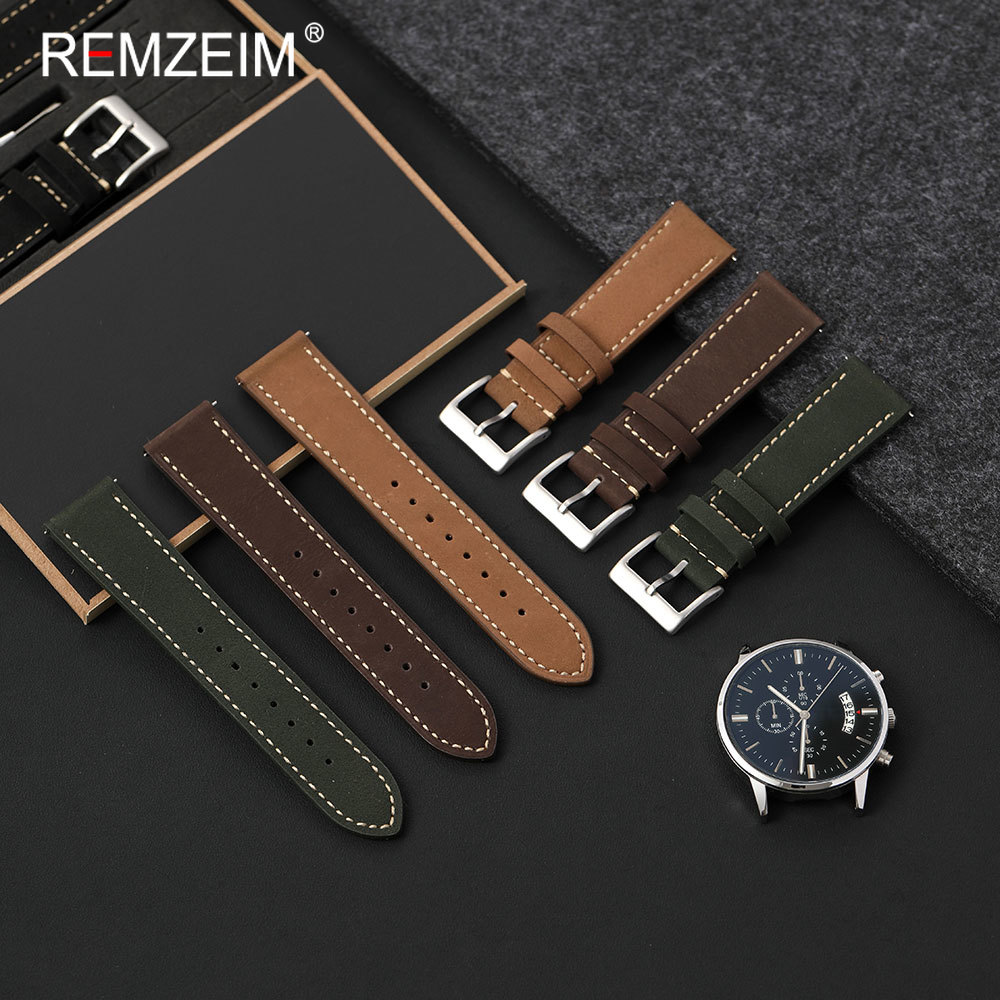 Retro Business Men Calfskin Ge - đánh giá và giá Watch Strap Replacement